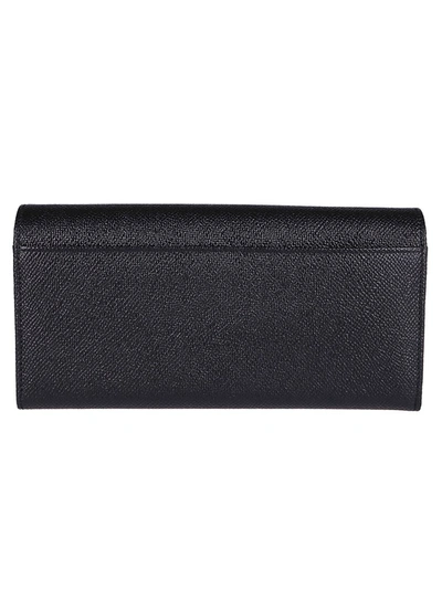 Shop Dolce & Gabbana Dg Embellished Wallet In Black
