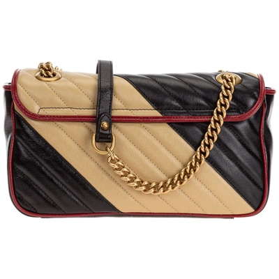 Shop Gucci Gg Marmont Matelassé Shoulder Bag In Multi