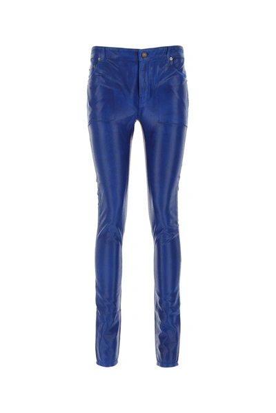 Shop Saint Laurent Skinny Jeans In Blue