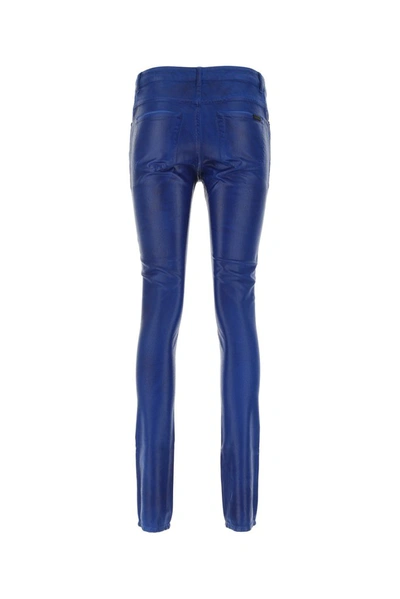 Shop Saint Laurent Skinny Jeans In Blue