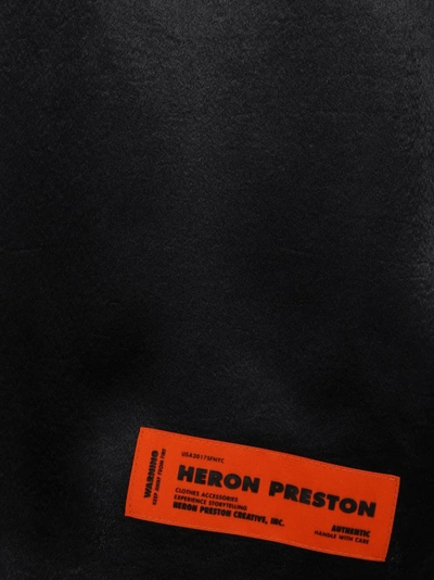 Shop Heron Preston Slip Mini Dress In Black