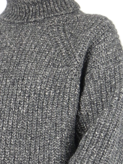 Shop Isabel Marant Étoile High Neck Sweater In Grey