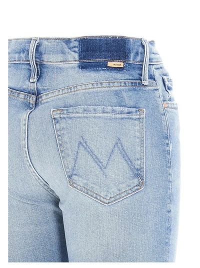 Shop Mother The Kick It Ankle Jeans In Blue