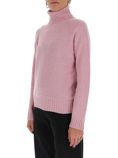Tory Burch Cashmere Turtleneck Sweater In Pink | ModeSens