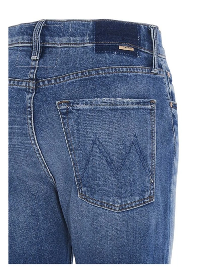 Shop Mother The Scrapper Ankle Jeans In Blue