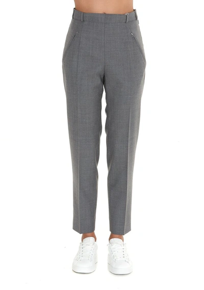 Shop Maison Margiela Tailored Trousers In Grey