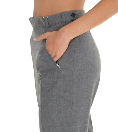 Shop Maison Margiela Tailored Trousers In Grey