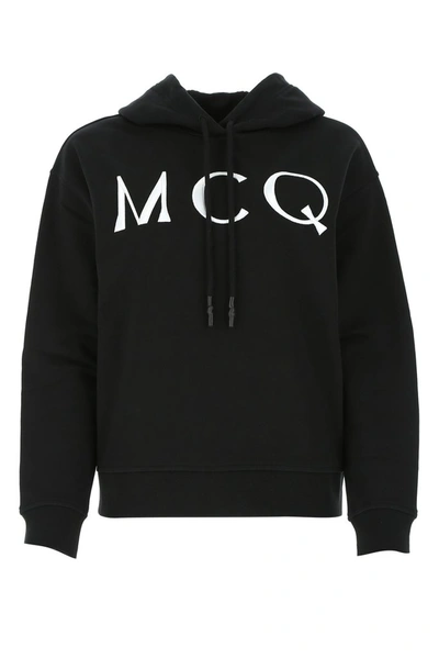 Shop Mcq By Alexander Mcqueen Mcq Alexander Mcqueen Logo Hoodie In Black