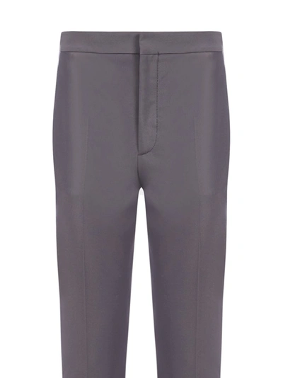 Shop Maison Margiela Tailored Trousers In Grey