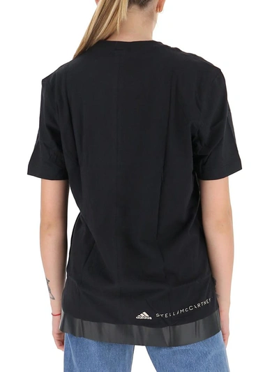 Shop Adidas By Stella Mccartney Logo Print T In Black