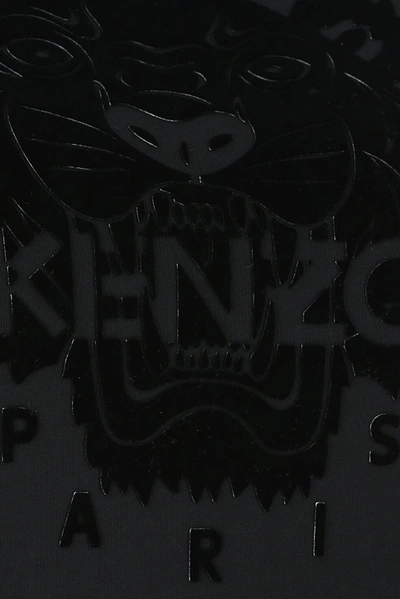 Shop Kenzo Tiger Flock T In Black