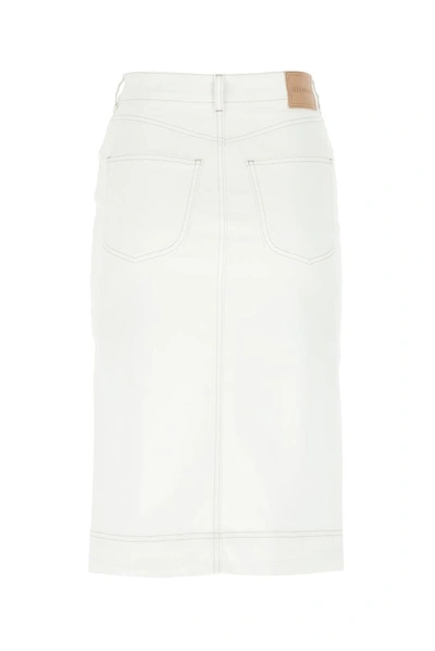 Shop See By Chloé Pencil Skirt In White