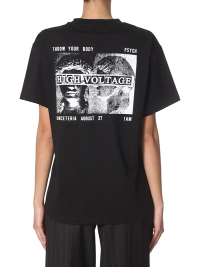 Shop Mcq By Alexander Mcqueen Mcq Alexander Mcqueen Slogan Print T In Black