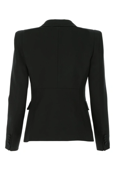 Shop Valentino Dunettine Single Breasted Blazer In Black