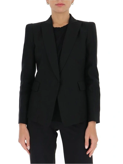 Shop Valentino Dunettine Single Breasted Blazer In Black