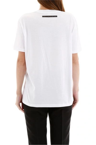 Shop Stella Mccartney Lucky Numbers Printed T In White