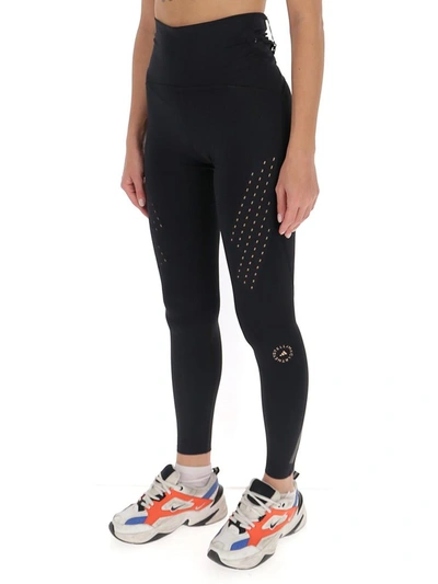 Shop Adidas By Stella Mccartney Truepurpose Tights In Black