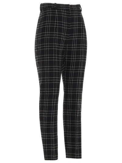 Shop Alexander Mcqueen Checked Tailored Pants In Multi