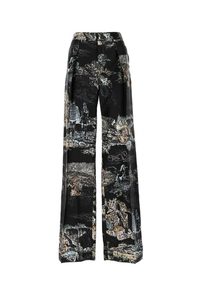 Shop Chloé Printed Palazzo Pants In Multi