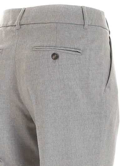 Shop Weekend Max Mara Slim Fit Pants In Grey