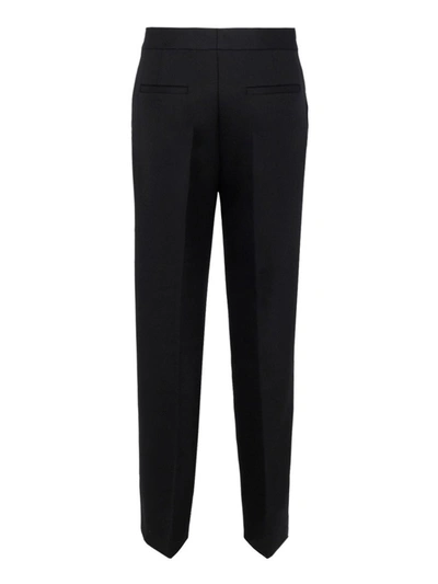 Shop Khaite Theresa Tailored Trousers In Black