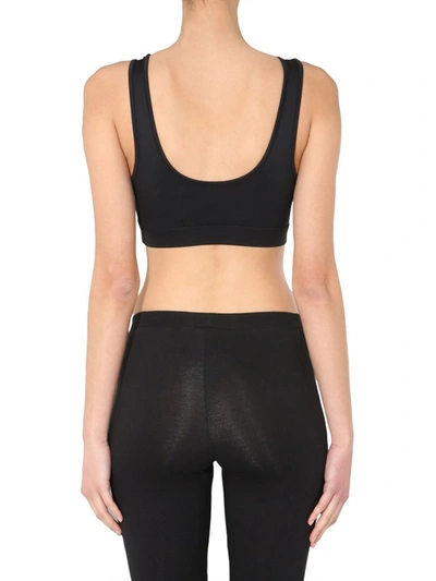 Shop Reebok Classics Vector Bralette Top In Black