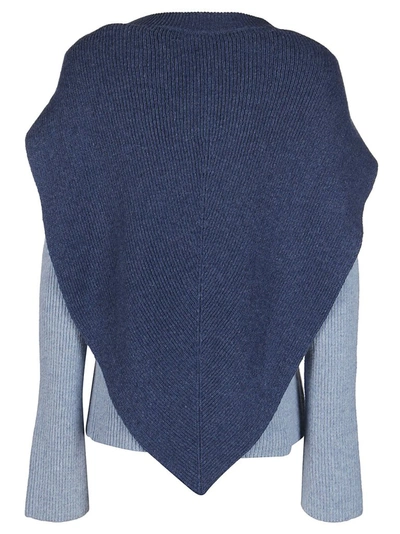 Shop Jw Anderson Cape V In Blue
