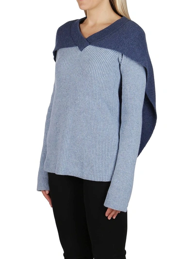 Shop Jw Anderson Cape V In Blue