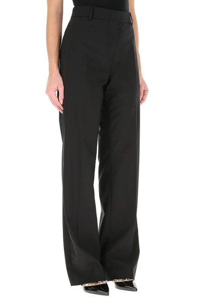 Shop Msgm Tailored Trousers In Black