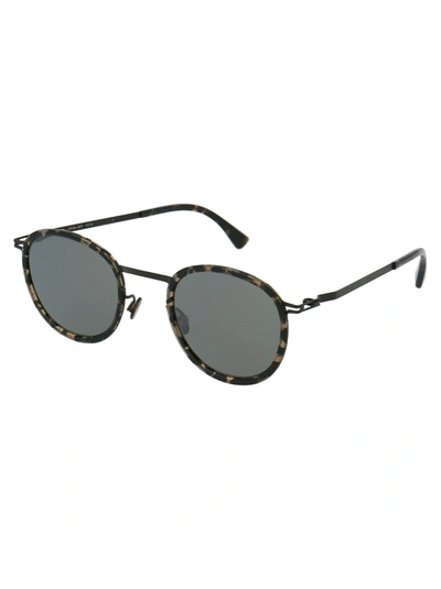Shop Mykita Antti Round Frame Sunglasses In Multi