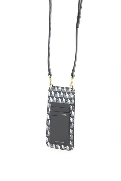 Shop Anya Hindmarch I Am A Plastic Bag Phone Pouch In Multi