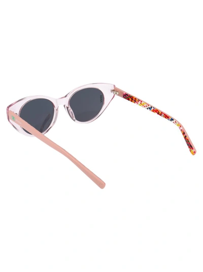 Shop Missoni Cat Eye Frame Sunglasses In Pink