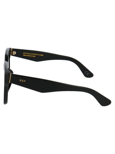 Shop Retrosuperfuture Sabato Square Frame Sunglasses In Black