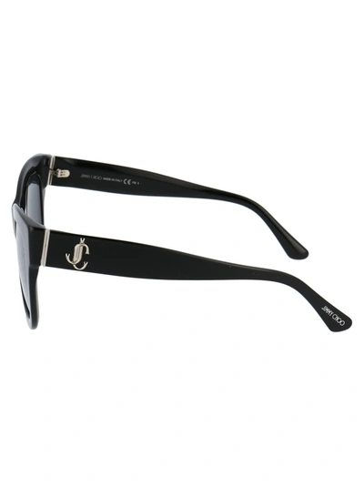Shop Jimmy Choo Eyewear Jan Square Frame Sunglasses In Black