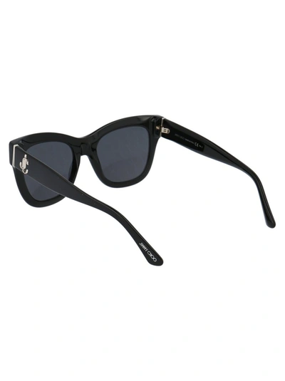 Shop Jimmy Choo Eyewear Jan Square Frame Sunglasses In Black