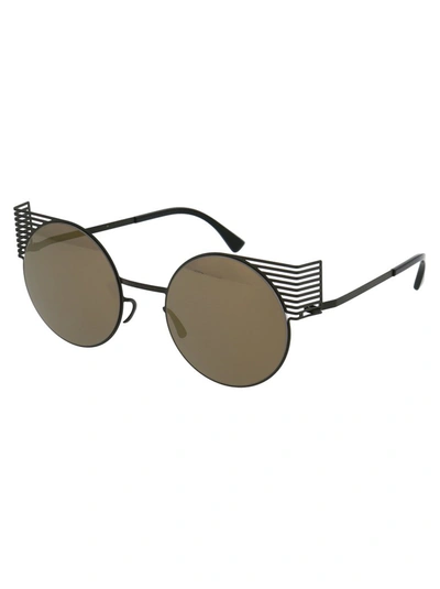Shop Mykita Studio1.1 Cat Eye Frame Sunglasses In Black