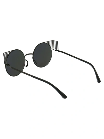 Shop Mykita Studio1.1 Cat Eye Frame Sunglasses In Black