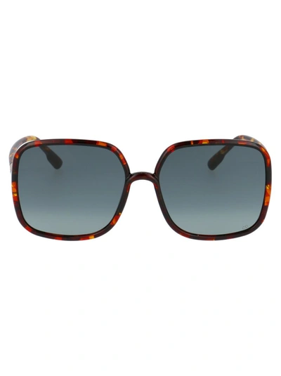Shop Dior Eyewear Sostellaire1 Square Frame Sunglasses In Multi