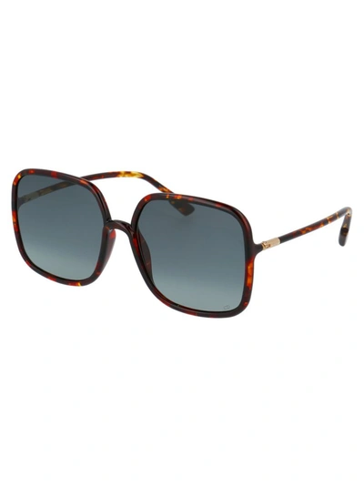 Shop Dior Eyewear Sostellaire1 Square Frame Sunglasses In Multi