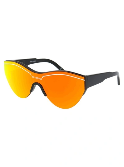 Shop Balenciaga Eyewear Ski Cat Eye Sunglasses In Black
