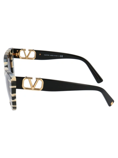 Shop Valentino Eyewear Vlogo Cat In Multi
