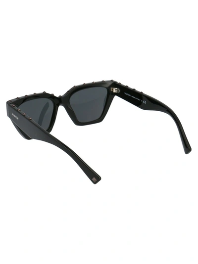 Shop Valentino Eyewear Rockstud Cat In Black