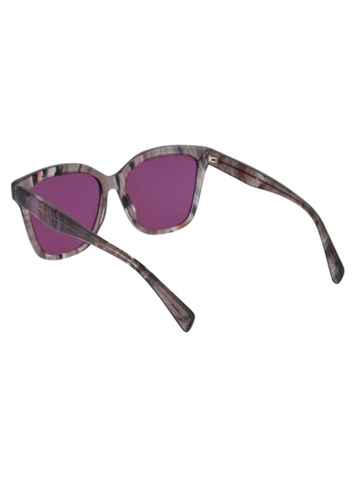 Shop Yohji Yamamoto Square Frame Sunglasses In Multi