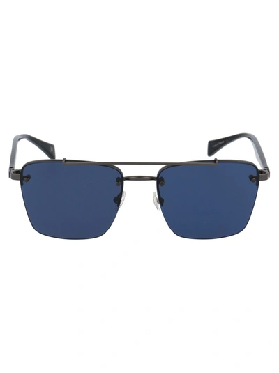 Shop Yohji Yamamoto Rimless Square Sunglasses In Multi