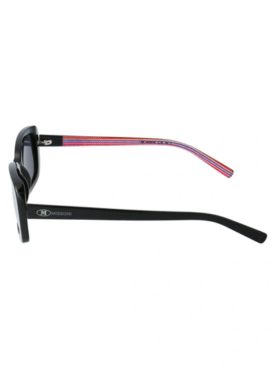 Shop Missoni Rectangular Frame Sunglasses In Black