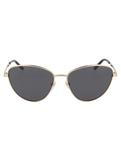 Shop Gucci Eyewear Cat In Gold