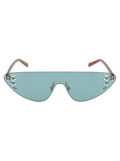 Shop Missoni Cat Eye Sunglasses In Green