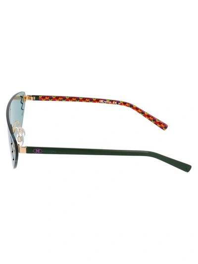 Shop Missoni Cat Eye Sunglasses In Green