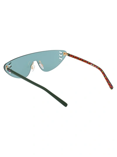 Shop Missoni Cat Eye Sunglasses In Green