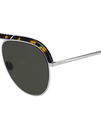 Shop Dior Eyewear Desertic Aviator Sunglasses In Multi